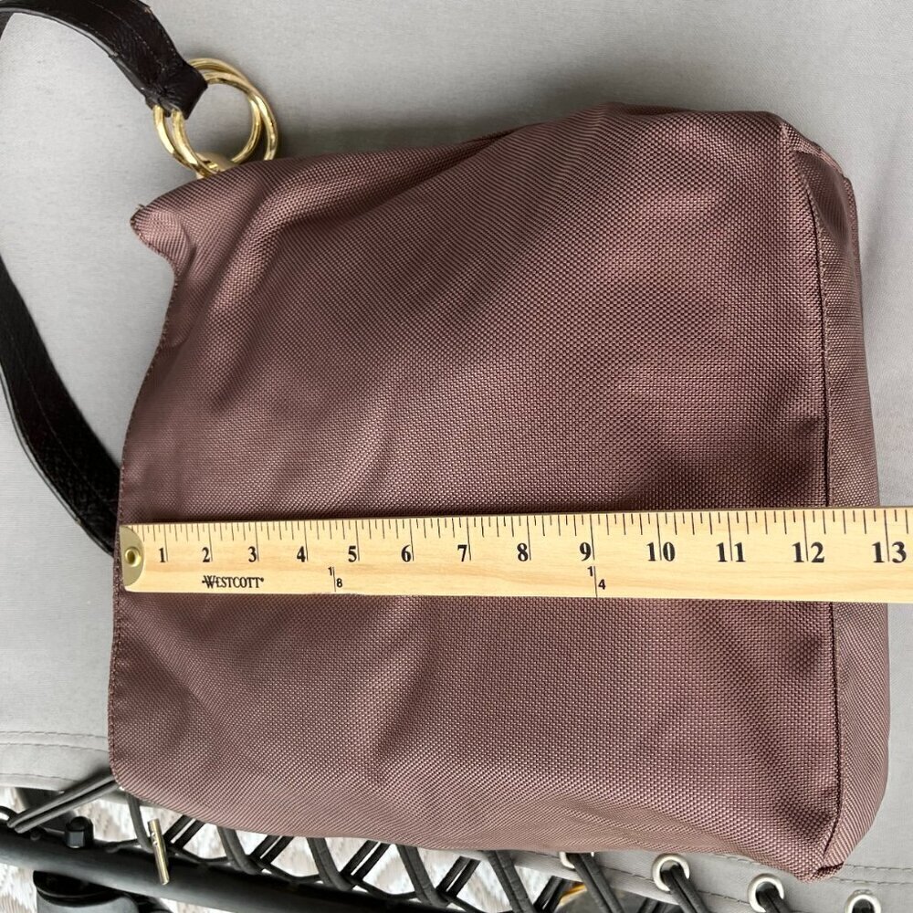 Jean-Pierre Klifa  JPK Paris Nylon Bucket Bag Choco Designer  Parisian Quiet Lux - Picture 14 of 15